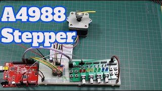 A4988 MicroStepping Driver with Arduino Uno [upl. by Yanej797]