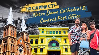 Saigon Walkabout I Notre Dame Cathedral I Central Post Office  Vietnam I POV [upl. by Mendoza91]