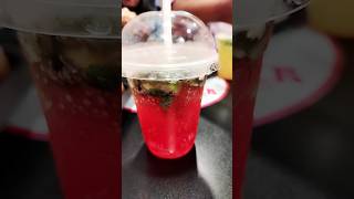 රසම රස strawberry mojito ❤️🍹 tasty drink shorts subscribe [upl. by Ettereve]