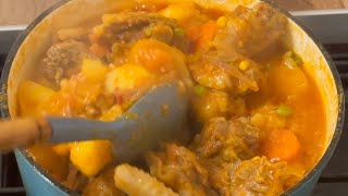 HOW TO MAKE CHICKEN CURRY POTATO VEGETABLE PORRID [upl. by Anaerda]