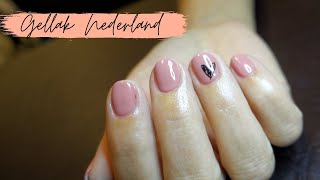 NAGEL STICKERS PERFECT AANBRENGEN  Gellak Nederland  DIY nail art met gellak [upl. by Gaal]