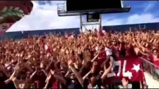 Modena  Reggiana 18092016  Tifosi Reggiani coro compatto [upl. by Sissie]