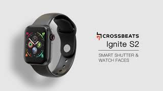 User Guide  Ignite S2 Smartwatch  How to change Watch Faces and Use Camera Shutter [upl. by Eneres]