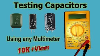 How to check Capacitors using Multimeter [upl. by Ibbor]