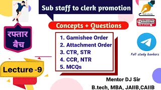 Lecture9  Garnishee amp Attachment Order FIUInd reports  fullstudy1993 [upl. by Fidellas]