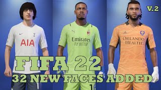 FIFA 22  NEW FACES  OVIDIOs FIFA 22 FACEPACK V2 [upl. by Uaeb]