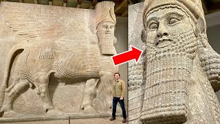 Bizarre Massive Winged Bulls of Ancient Iraq  Lamassu Statues [upl. by Imray]