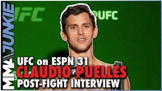 Claudio Puelles addresses Daniel Cormiers criticism after setting UFC record  UFCVegas44 [upl. by Coney]