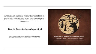 Skeletal maturity in perinatal individuals in archaeology  Marta FERNÁNDEZVIEJO et al [upl. by Coopersmith992]