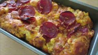 Easy Pull Apart Pizza Bread [upl. by Macleod]