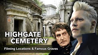 Highgate Cemetery  Filming Locations and Famous Graves 4K [upl. by Akel508]