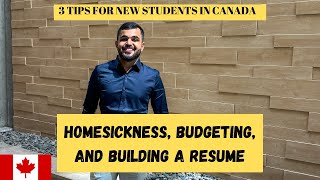 3 tips for a new International Student in Canada  If I was a Student Again Id Do this [upl. by Ilat969]