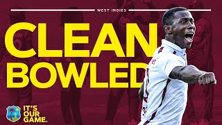 The Best West Indies Clean Bowled Wickets 🎳  Feat Seales Joseph Holder amp More [upl. by Lunt]