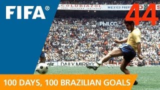 100 Great Brazilian Goals 44 Rivellino Mexico 1970 [upl. by Chuck162]