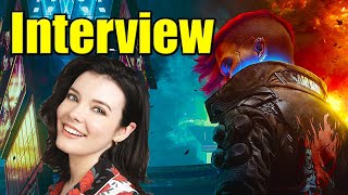 Cyberpunk 2077 Interview Cherami Leigh Female V Voice Actress [upl. by Pablo]