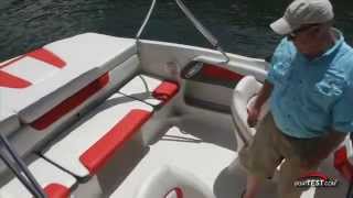 TAHOE Boats 2015 500 TS Complete Review by BoatTestcom [upl. by Nylirrehs]