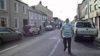 Colour party marching the streets of bundoran  Hills of Donegal Celtic Supporters Festival 2012 [upl. by Nawuq]