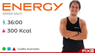 Energy Avanzato Allenamento Cardio Ad Alta Intensità Senza Salti Con Musica [upl. by Assenav]