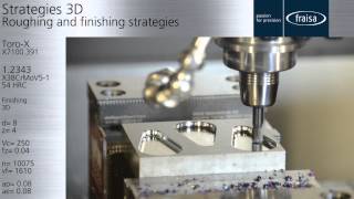 Roughing and finishing strategies 3D [upl. by Enairb]