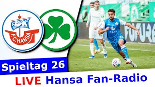 BIG POINTS  Hansa Rostock 10 Greuther Fürth  Spieltag 26  Hansa Radio  Rostocker Fankurve [upl. by Doble]