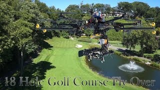 Golf Course 18 Hole Interactive Drone Flyover [upl. by Piane299]