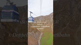 samnaun luftseilbahn ischgl switzerland seilbahn cablecar doppelstock autumn [upl. by Fen]