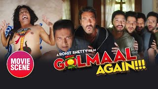 Best Option to Kill Baba  Ajay DevgnArshad WarsiTabu  Golmaal Again Movie Scene [upl. by Eberly200]