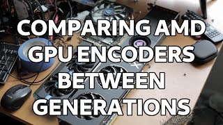 AMD h264 encoders on 4 generations of GPUs can AMF compete with x264 and nvenc [upl. by Anaujahs]