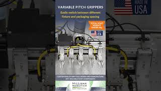 Millibar Robotics Variable Pitch Grippers for Increased Production Speeds amp Faster Packaging Cycles [upl. by Kip600]