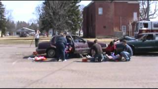 Larimore Mock Car Crash 2012 [upl. by Xylina]