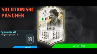 FIFA 22  SOLUTION SBC FRANCO BARESI EQUIPE NOTEE A 88 PAS CHER FACILE ET RAPIDE DCE [upl. by Llenrub617]