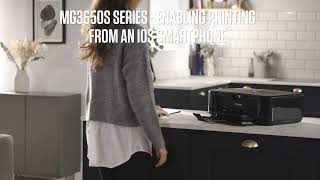 Canon PIXMA MG3650S Series – Enabling printing from an iOS Smartphone [upl. by Hgielanna295]