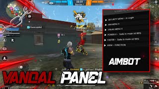 FREE PANEL PC GRATIS OB47 WALLHACK  SPEED  SNIPER LIFETIME FREE FIRE 🎯ANTI BAN 100  Vandalxiter [upl. by Enrobialc859]