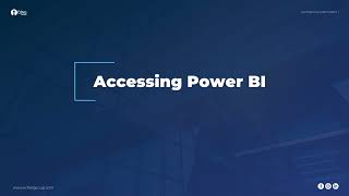 Accessing Power BI [upl. by Morton]