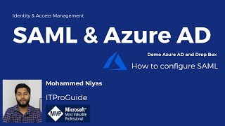 SAML amp Azure AD  Demo with Drop Box  Azure AD Gallery Application  Setup SAML authentication [upl. by Einneg689]