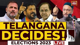 Telangana Exit Poll 2023 LIVE  Opinion Poll Survey for Telangana Elections 2023  India Today Live [upl. by Nofpets]