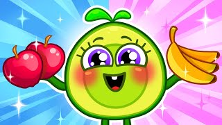 The Vowels Song 🅰️😍 Fruits Are Yummy 🍇🍎 II VocaVoca🥑 Kids Songs amp Nursery Rhymes [upl. by Aicirtap]