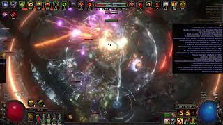 Path of Exile Static Strike Rage Vortex MF 8mod Deli showcase [upl. by Eemia]