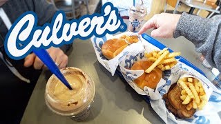 DEEP FRIED CHEESE CURDS 🧀 at Culvers 🍔 [upl. by Festatus]