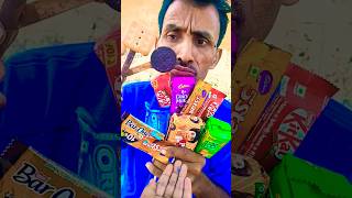 Oreo Dhoni biscuit 🍪 aur Kitkat chocolate🍫5050parlegbaronebutterscotchshortfeed [upl. by Arayk982]