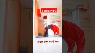 Backbend Practice Part3  Wheel Pose yoga wheelpose shorts ytshorts [upl. by Desdee706]