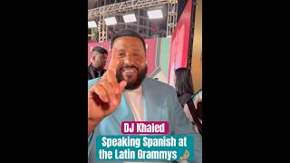 DJ Khaled at the Latin Grammys djkhaled miami grammys latingrammys [upl. by Nivlak866]