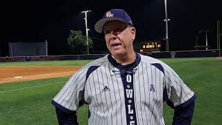 FAU Baseball vs 12 East Carolina April 5 2024  Coach John McCormacks Presser [upl. by Silera]