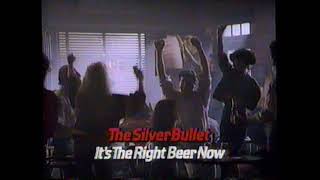 1988 Coors Light quotSilver Bullet wont slow you downquot TV Commercial [upl. by Hatcher788]