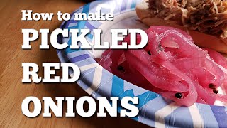 How to make Pickled Red Onions like the gourmet restaurants [upl. by Red558]