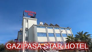 GAZIPASA STAR HOTEL 3 turkey side sideturkey antalya [upl. by Enneirdna]