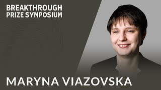 Maryna Viazovska 2018 Breakthrough Prize Symposium [upl. by Adnolay727]