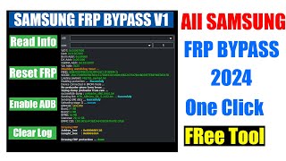 Samsung FRP Tool 2024  All Samsung FRP Bypass 100 Working [upl. by Garek]