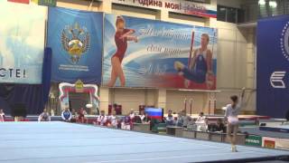 Ksenia Afanasyeva  FX QF  Russian Nationals 2015  14700 61 [upl. by Aratihc]