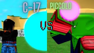 Piccolo vs C17 Recreation Dragon Ball Advanced Battle [upl. by Lehet]